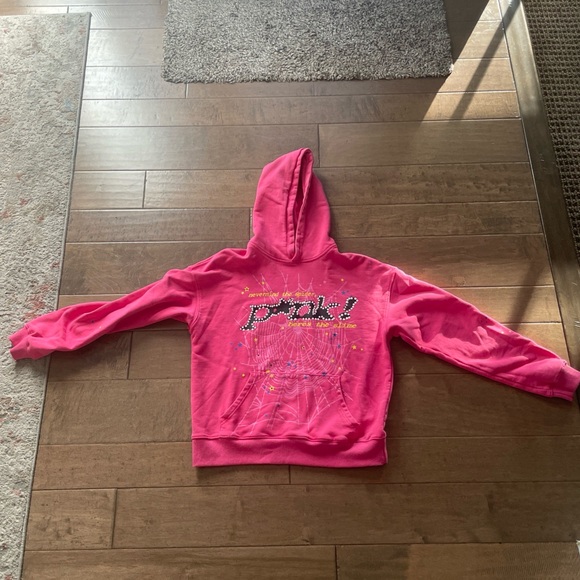 Pink spyder hoodie - Picture 1 of 5